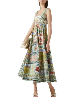 Alemais Tommasina Picnic Dress Size 16 Cotton Print Strappy Midi for rent on The Volte - image 6