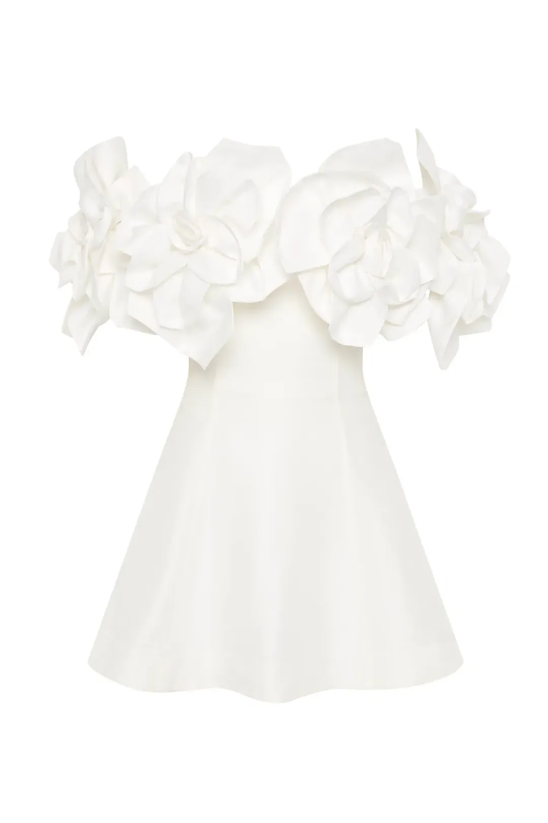 Aje Etta Mini Dress White size 14 for rent on The Volte - main image