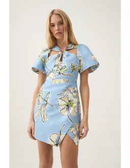 AJE PRESENCE TWISTED MINI DRESS SIZE 14 for rent on The Volte - image 3
