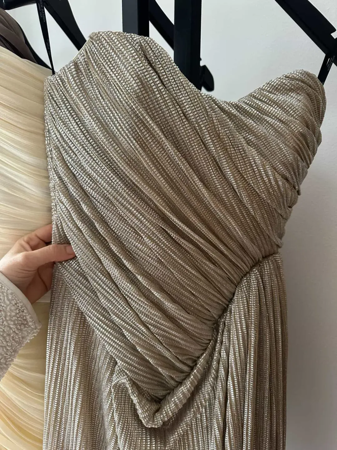 Atele Ankand Gold Dress  for rent on The Volte - main image