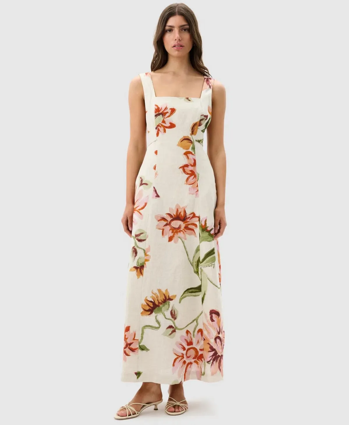 ROAME: Isolde Dres in Raphia Bloom size 14 for rent on The Volte - main image