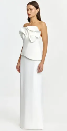 Acler White Esher Maxi Dress - 10  for rent on The Volte - image 2