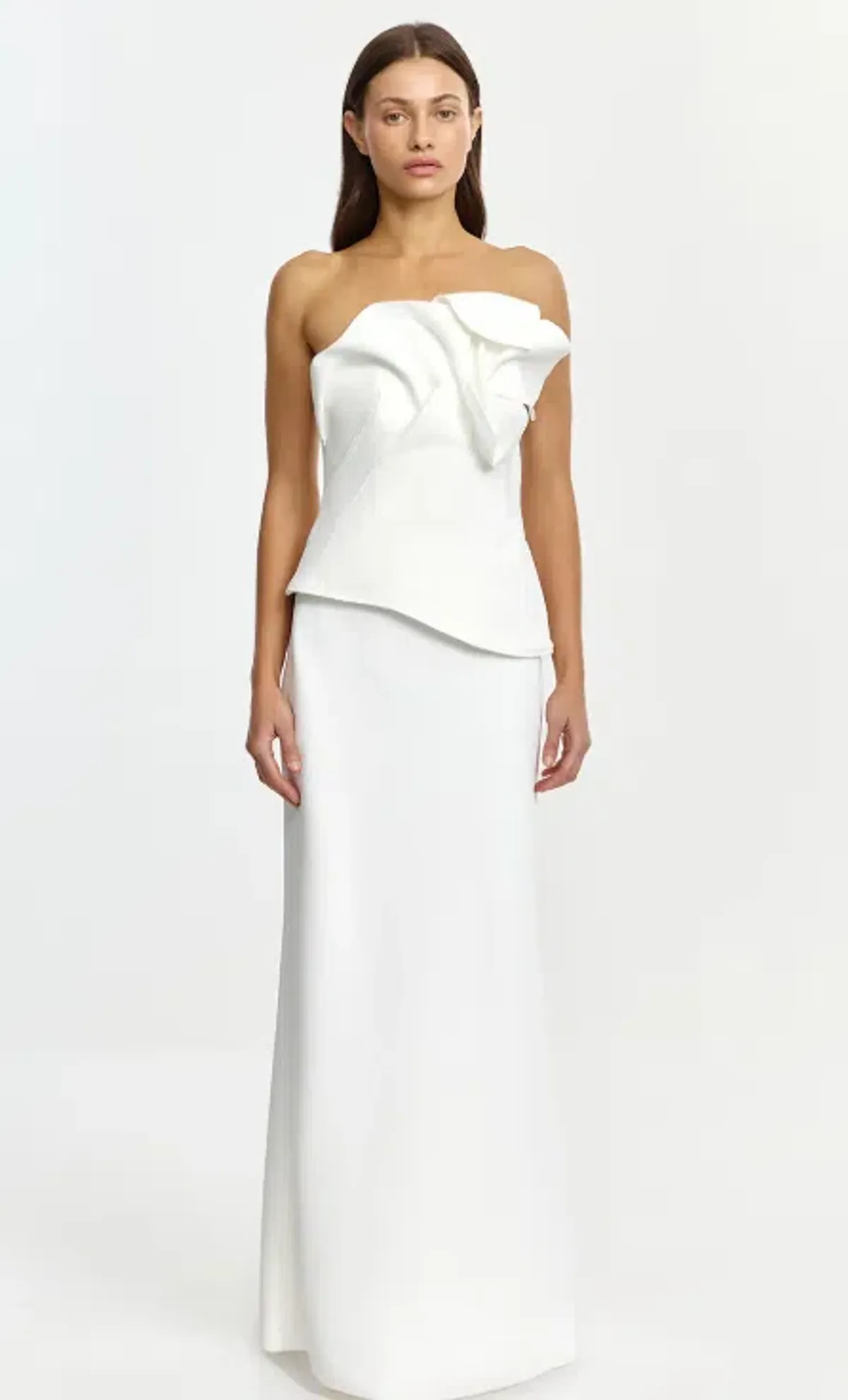 Acler White Esher Maxi Dress - 10  for rent on The Volte - main image
