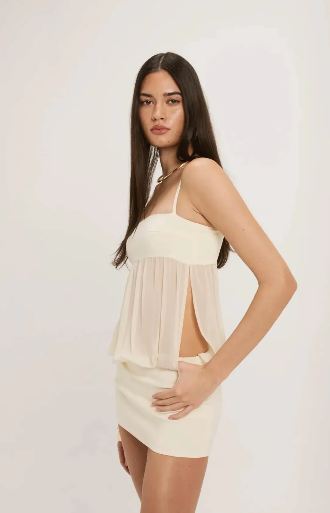 Ance Gria Romeo Mini in Cream Size M for rent on The Volte - main image