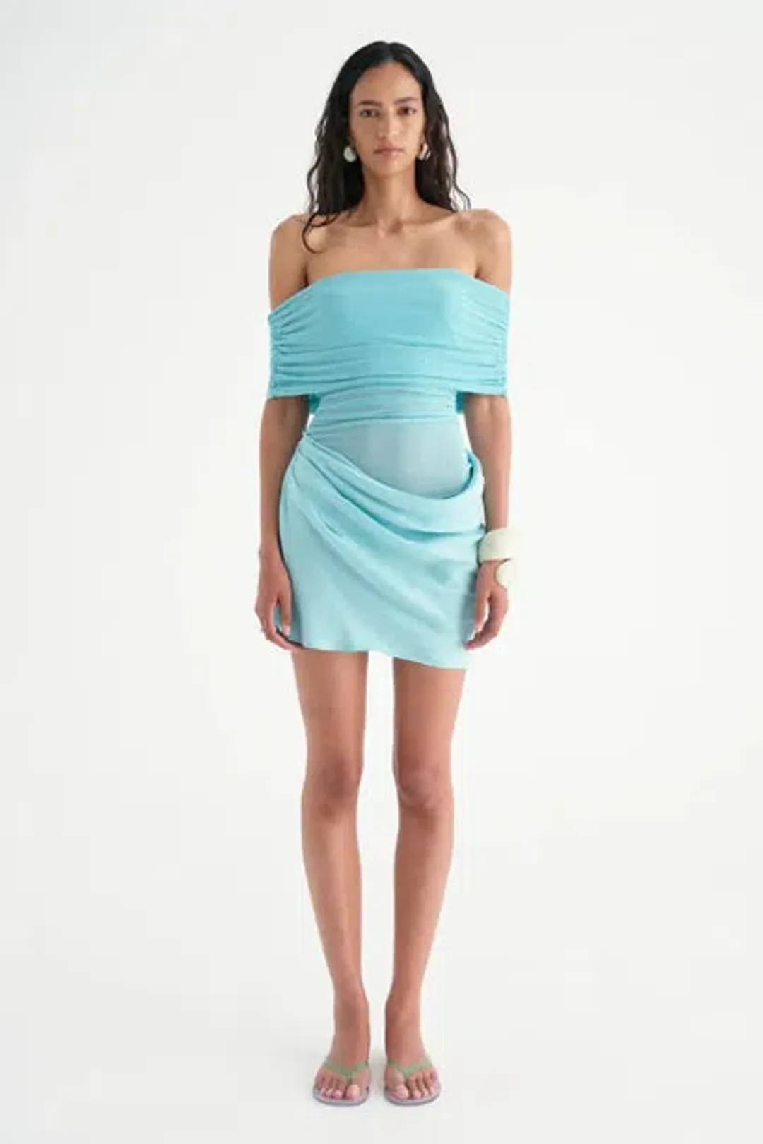 Nico Off Shoulder Mini Dress for rent on The Volte - main image