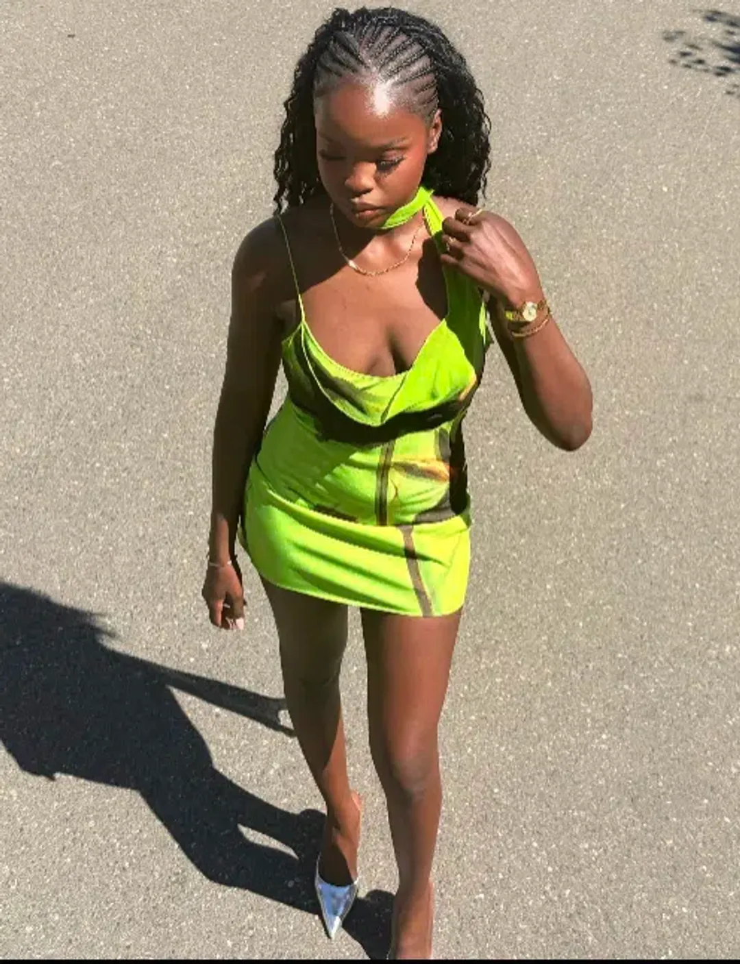 Rat and Boa Orisha Mini Dress for rent on The Volte - main image