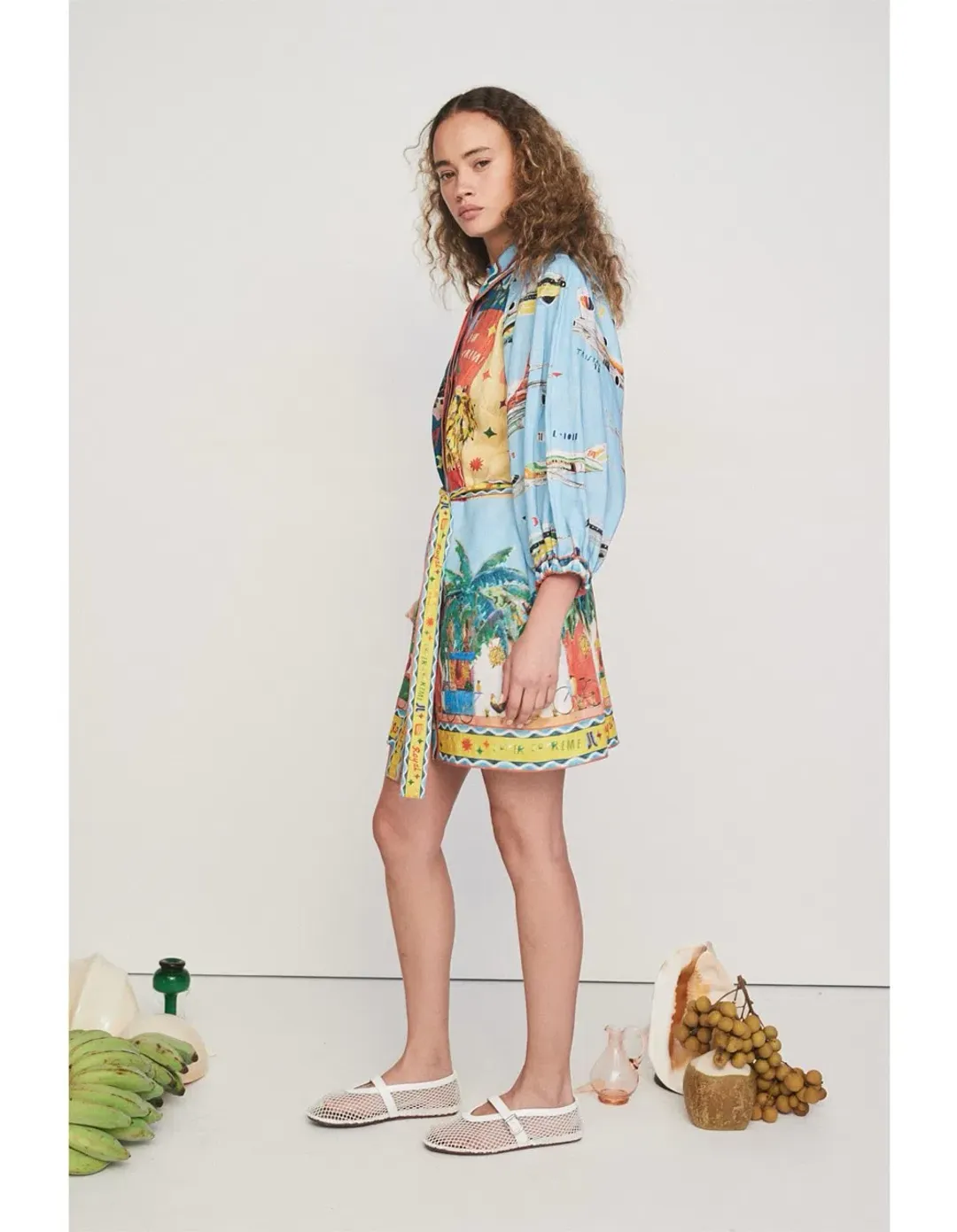 ALEMAIS All Aboard Mini Dress Size 10 AU for rent on The Volte - main image