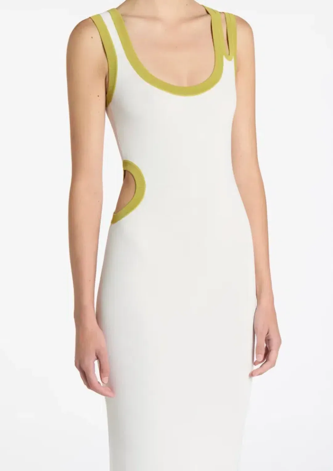 SIR. - Evaline Cut Out Dress Citrus for rent on The Volte - main image