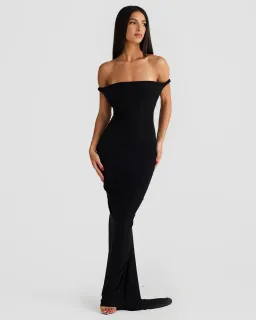 Melani The Label Maia Maxi Dress Black Size 10 for rent on The Volte - image 6