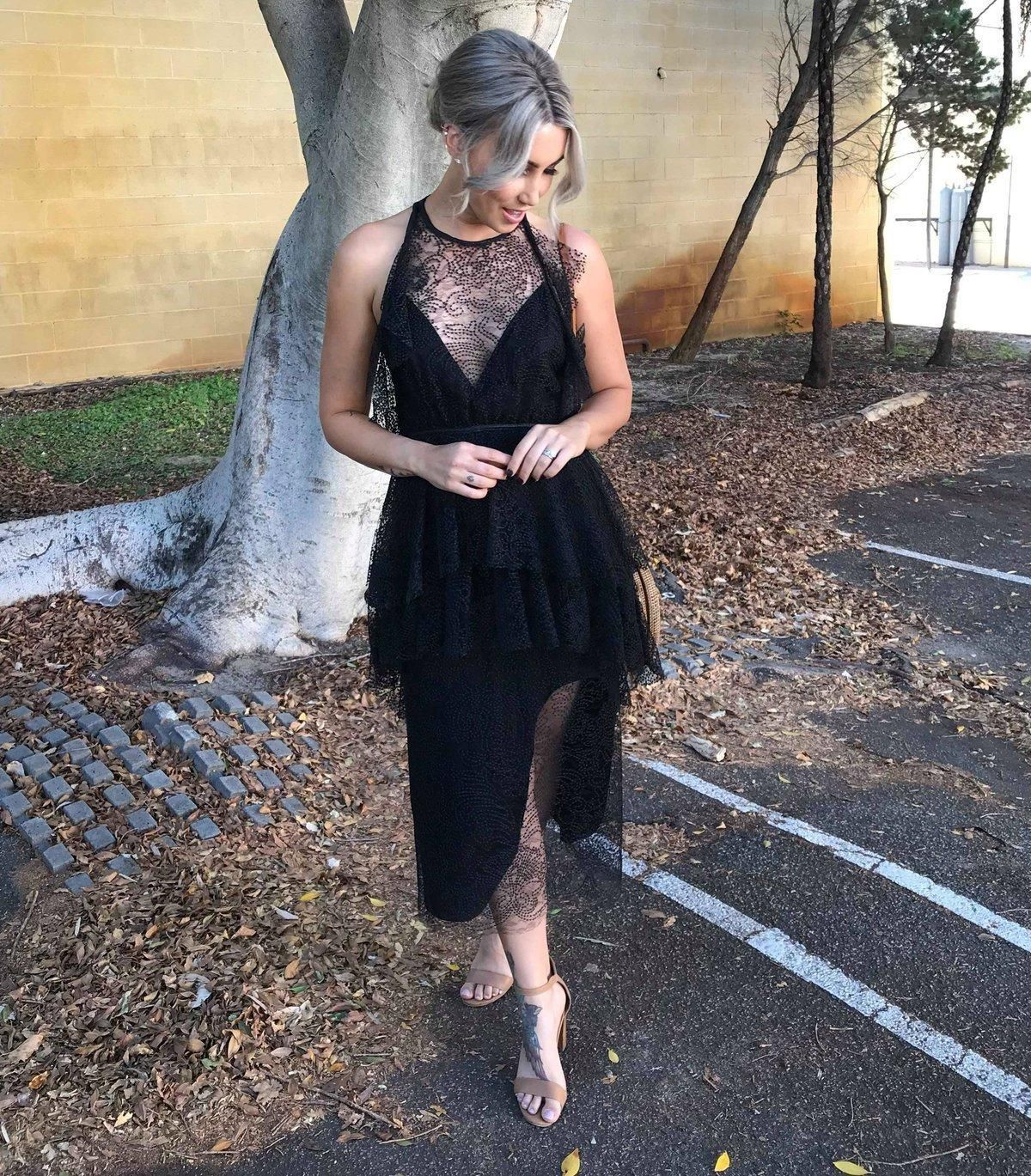 Alice McCall Ocean Drive Dress Black Size 8 for rent on The Volte - main image