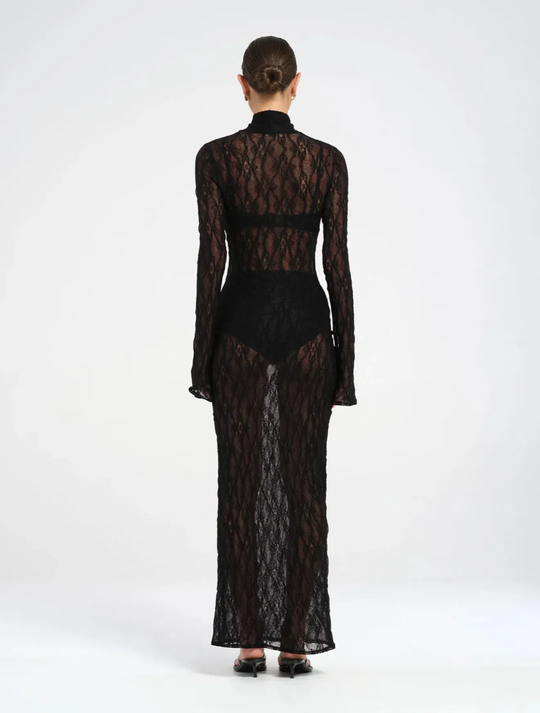 Dante Maxi Dress Size 6 Black for rent on The Volte - main image