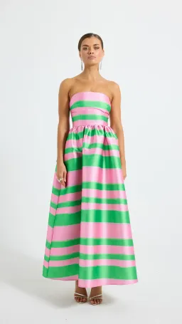 Pasduchas Gigi Strapless Midi Dress Size 10 for rent on The Volte - image 1