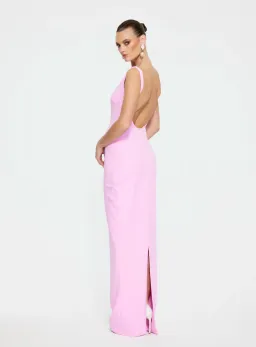 Effie Kats VERONA GOWN - Taffy Pink size 8 for rent on The Volte - image 3