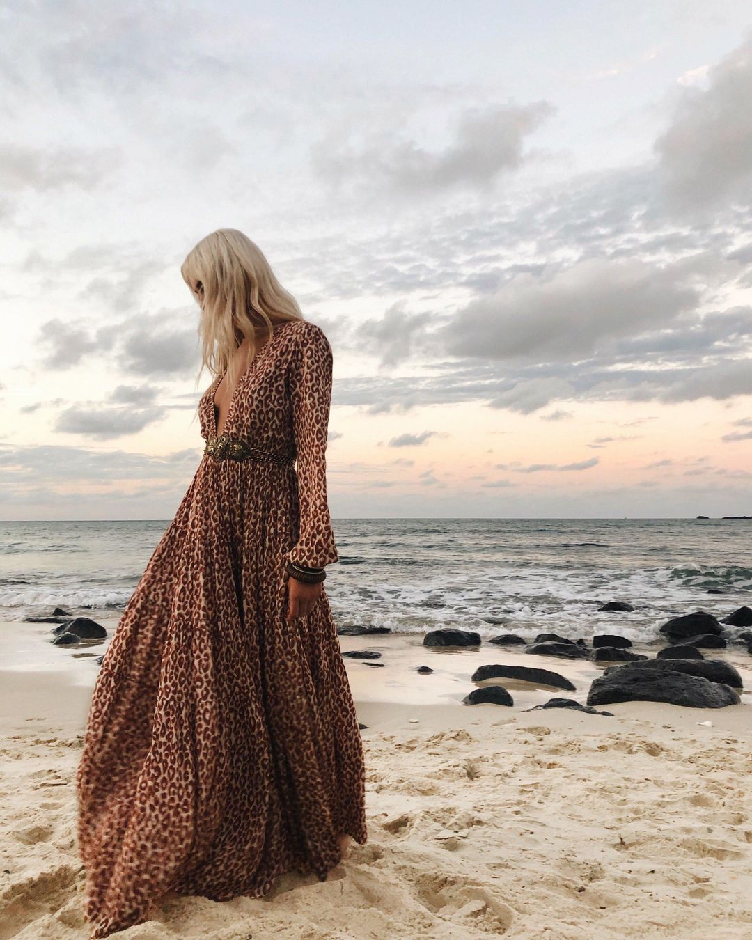 Coven & Co Feline Gown Leopard Size 6  for rent on The Volte - main image