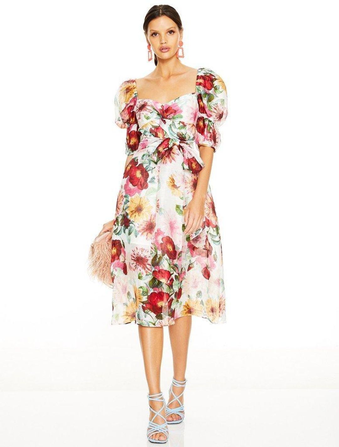 Talulah Garland Midi Dress Size 8 for rent on The Volte - main image