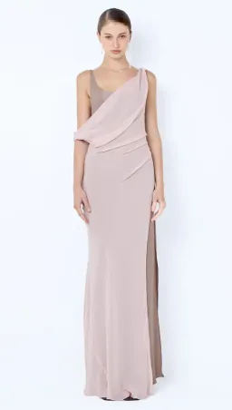 Bec & Bridge AUGUSTIN ASYM MAXI DRESS MAUVE/MAUVE SMOKE Size 6 for rent on The Volte - image 1