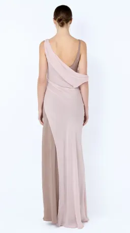 Bec & Bridge AUGUSTIN ASYM MAXI DRESS MAUVE/MAUVE SMOKE Size 8 for rent on The Volte - image 2