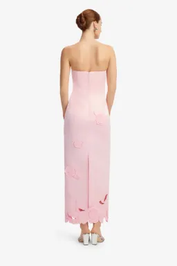 Leo Lin Rayna Appliqué Bustier  Maxi Dress Size 12 for rent on The Volte - image 4