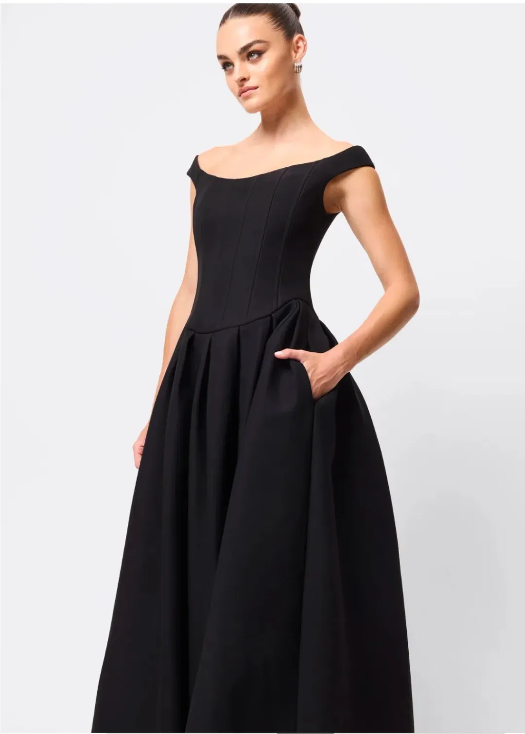 Mossman Adoration Maxi Dress - black - Size 10 for rent on The Volte - main image
