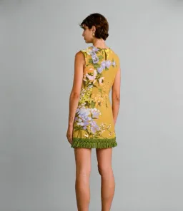 Lovaan Studios Mathilda Mini Yellow/Floral Size 8 for rent on The Volte - image 3