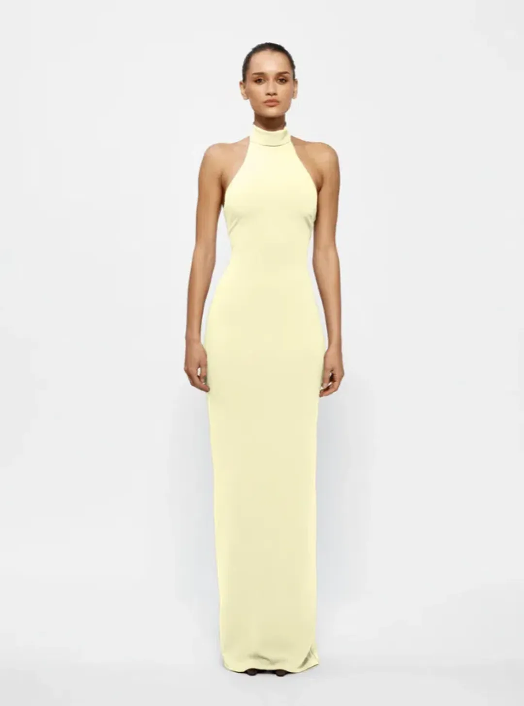 Effie Kats Rhi Gown Lemon Small  for rent on The Volte - main image