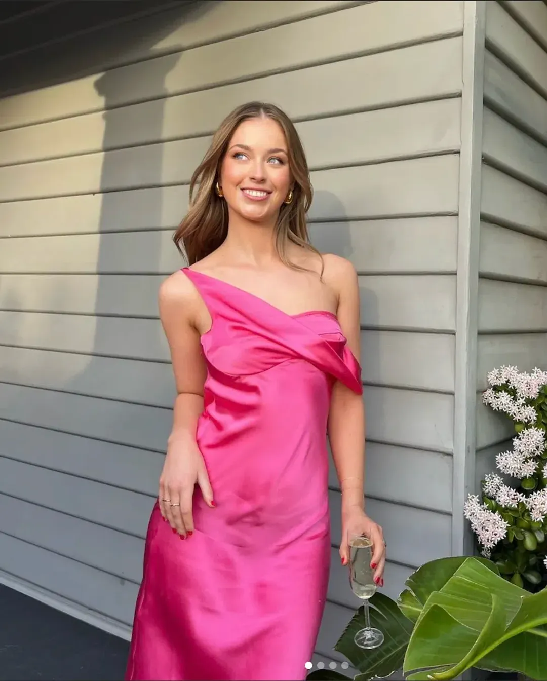 Natalie Rolt Monika Gown Pink Size 1 / AU 8 for rent on The Volte - main image