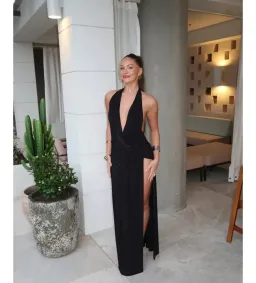 Natalie Rolt Winona Gown Black Size 6 for rent on The Volte - image 1