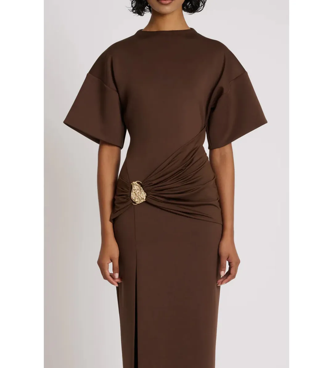 Eliya the Label Aldo Maxi Dress Chocolate Size 8 for rent on The Volte - main image