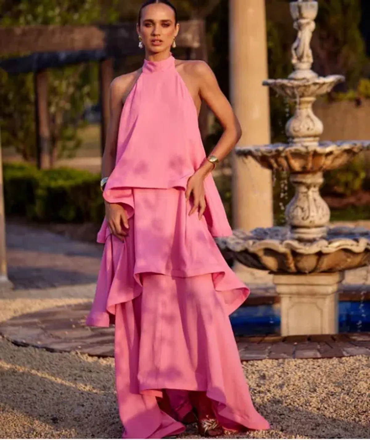 Peter Bill Kimberley Pleat Dress for rent on The Volte - main image
