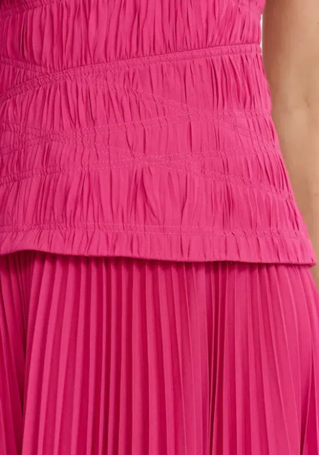 Acler Rockland Midi Dress Pink - 10 for rent on The Volte - main image