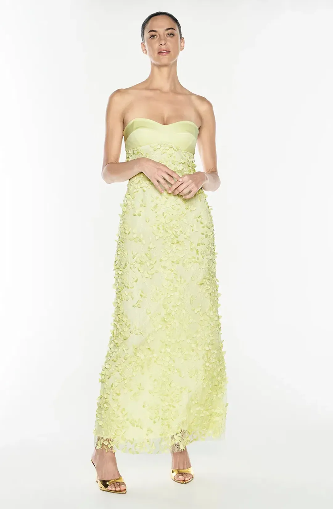 ENCHANTMENT BALCONETTE DRESS | LIMONCELLO - SIZE 8 for rent on The Volte - main image