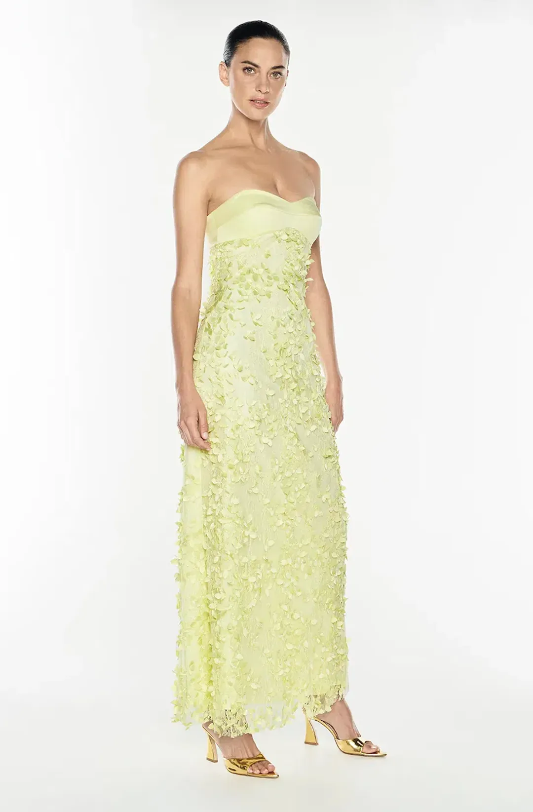 ENCHANTMENT BALCONETTE DRESS | LIMONCELLO - SIZE 4 for rent on The Volte - main image