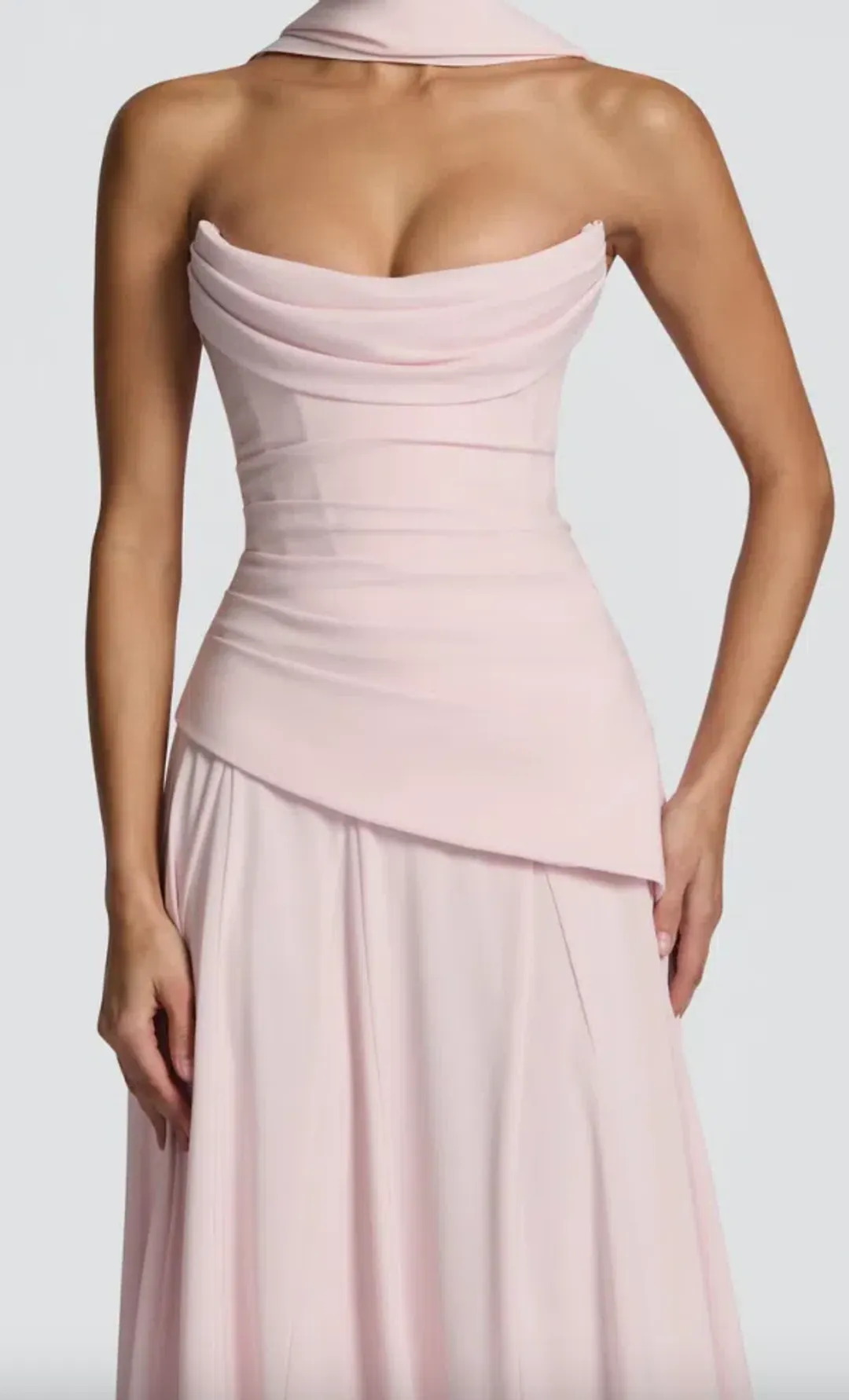 Patricia Maxi Dress - Blush SIZE M for rent on The Volte - main image