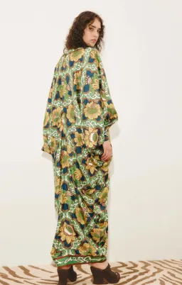 Alémais Liana V Neck Silk Midi Size 14 for rent on The Volte - image 3