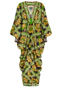 Alémais Liana V Neck Silk Midi Size 14 for rent on The Volte - image 5