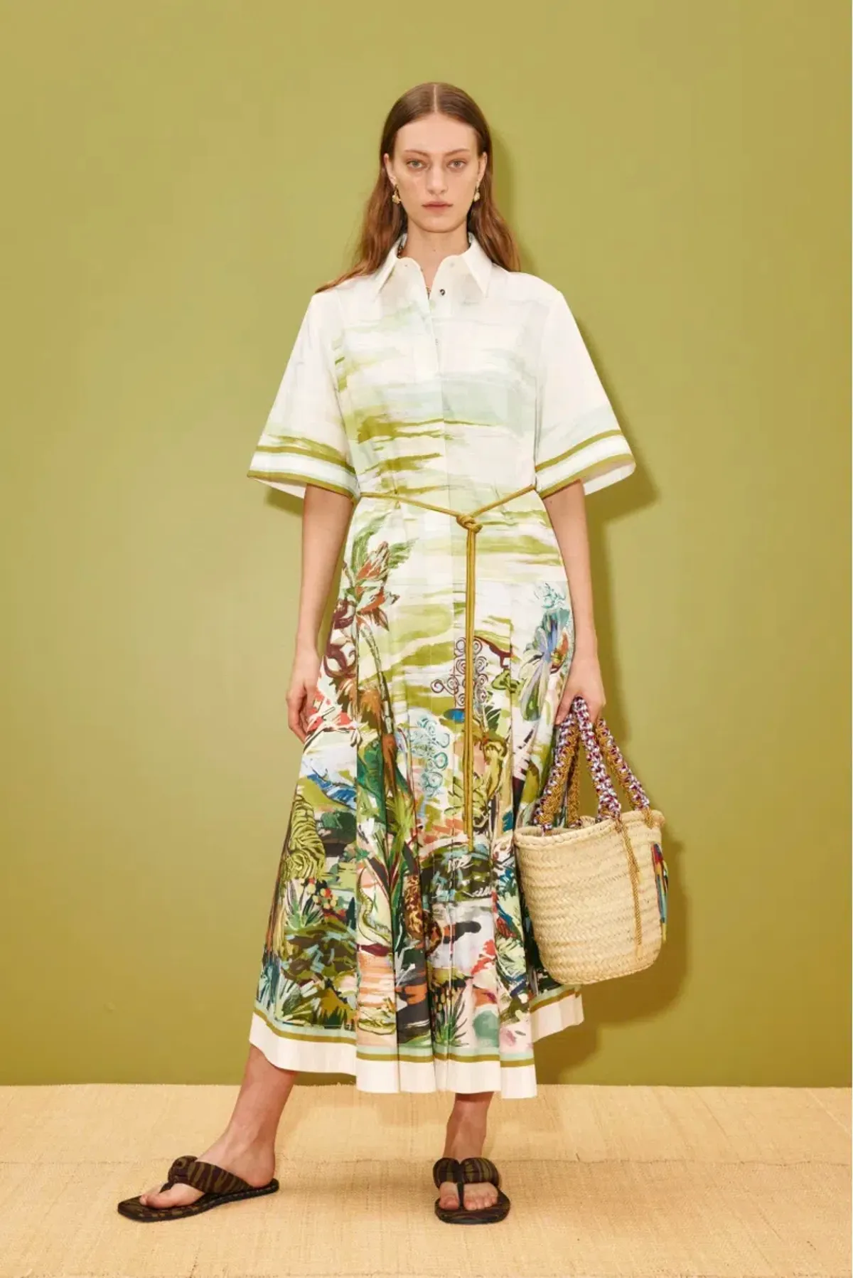 Alémais Jungle Boogie Shirtdress Size 14AU for rent on The Volte - main image