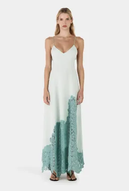 Hansen and Gretel Juno Maxi Dress Seaspray  for rent on The Volte - image 1