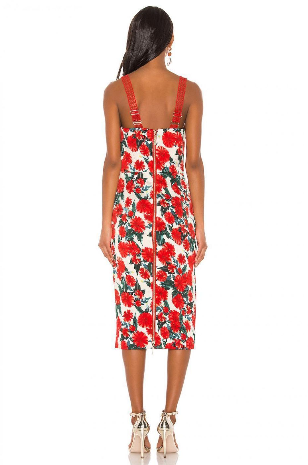 Bronx and Banco Ruby Pencil Dress Red Size 10 for rent on The Volte - main image