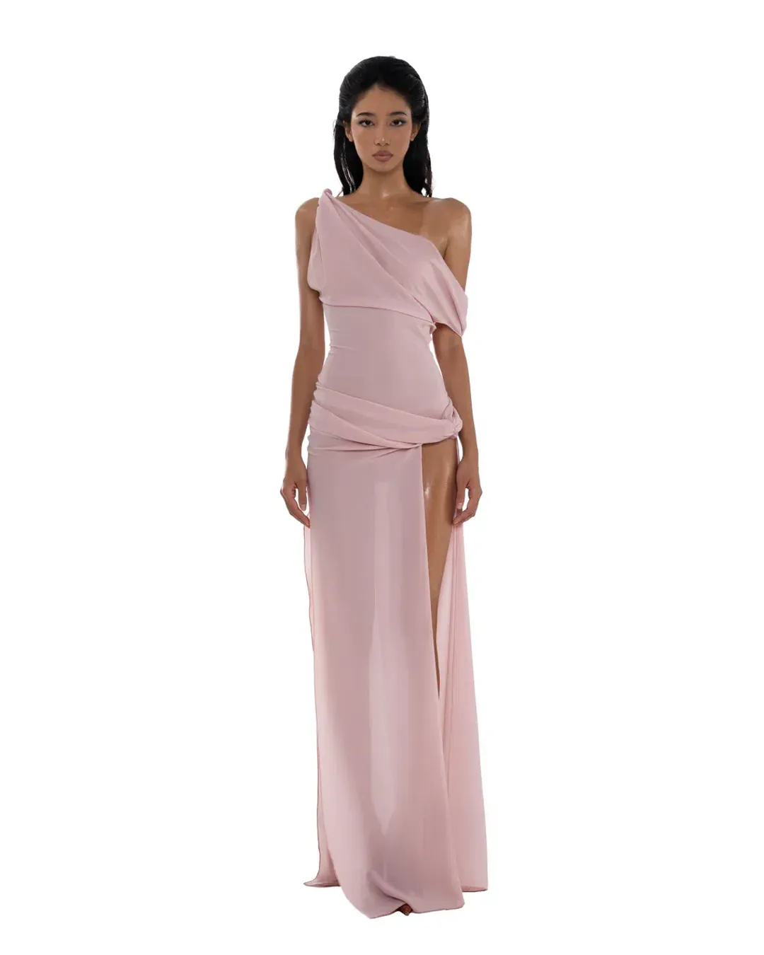 Huelley Rose Natalie Dress XS in Light Pink for rent on The Volte - main image