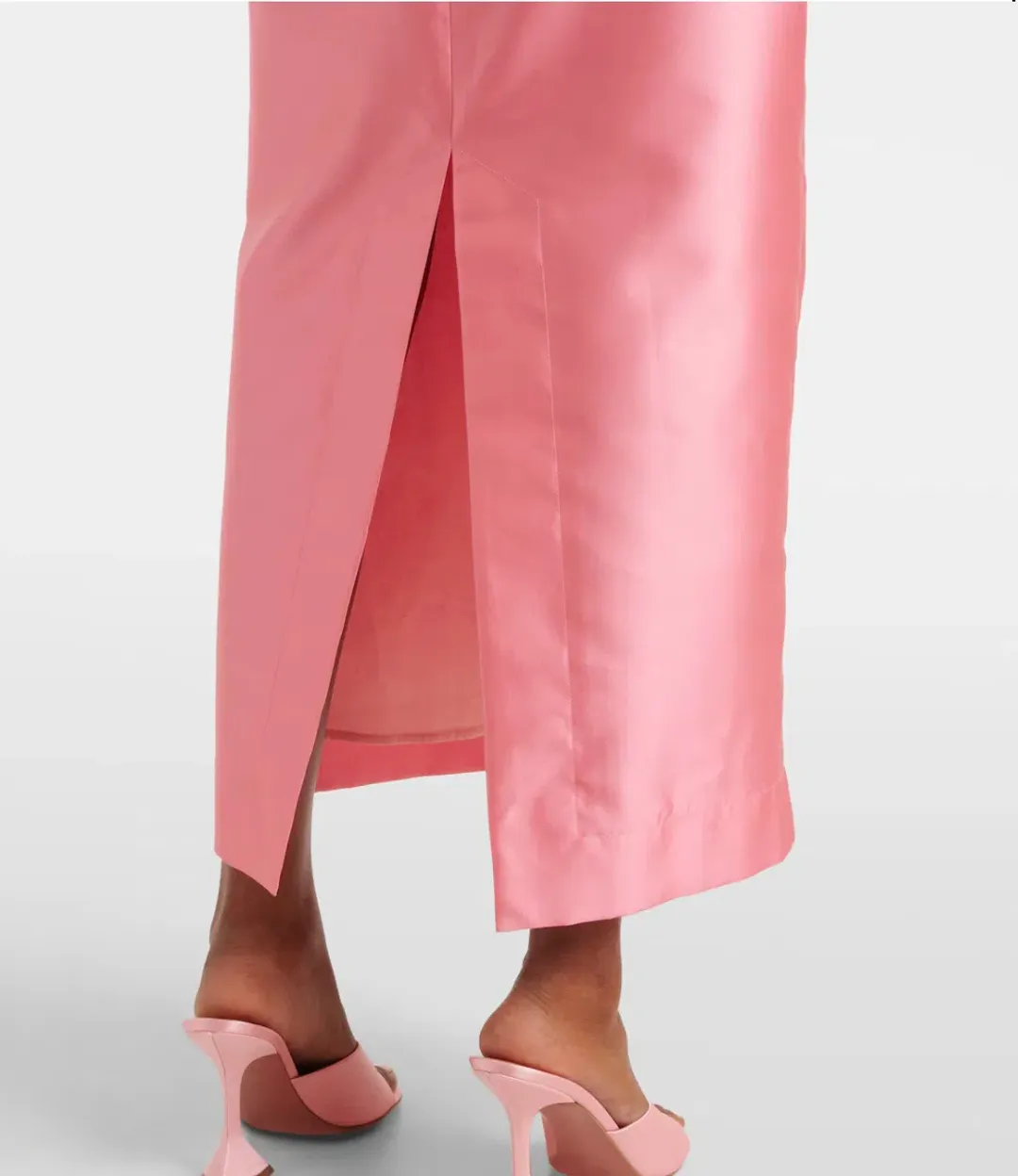 Alemais Suzi Off Shoulder Ruffled Midi Gown Exclusive Size 16 AU for rent on The Volte - main image