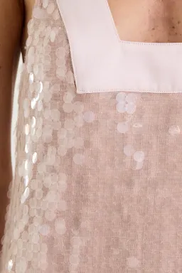 Henne Leanna Sequin Dress Shimmer Pink Size 12 for rent on The Volte - image 6