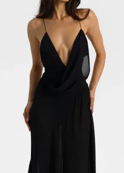 AGNES DRESS | BLACK - SIZE 10 for rent on The Volte - image 2