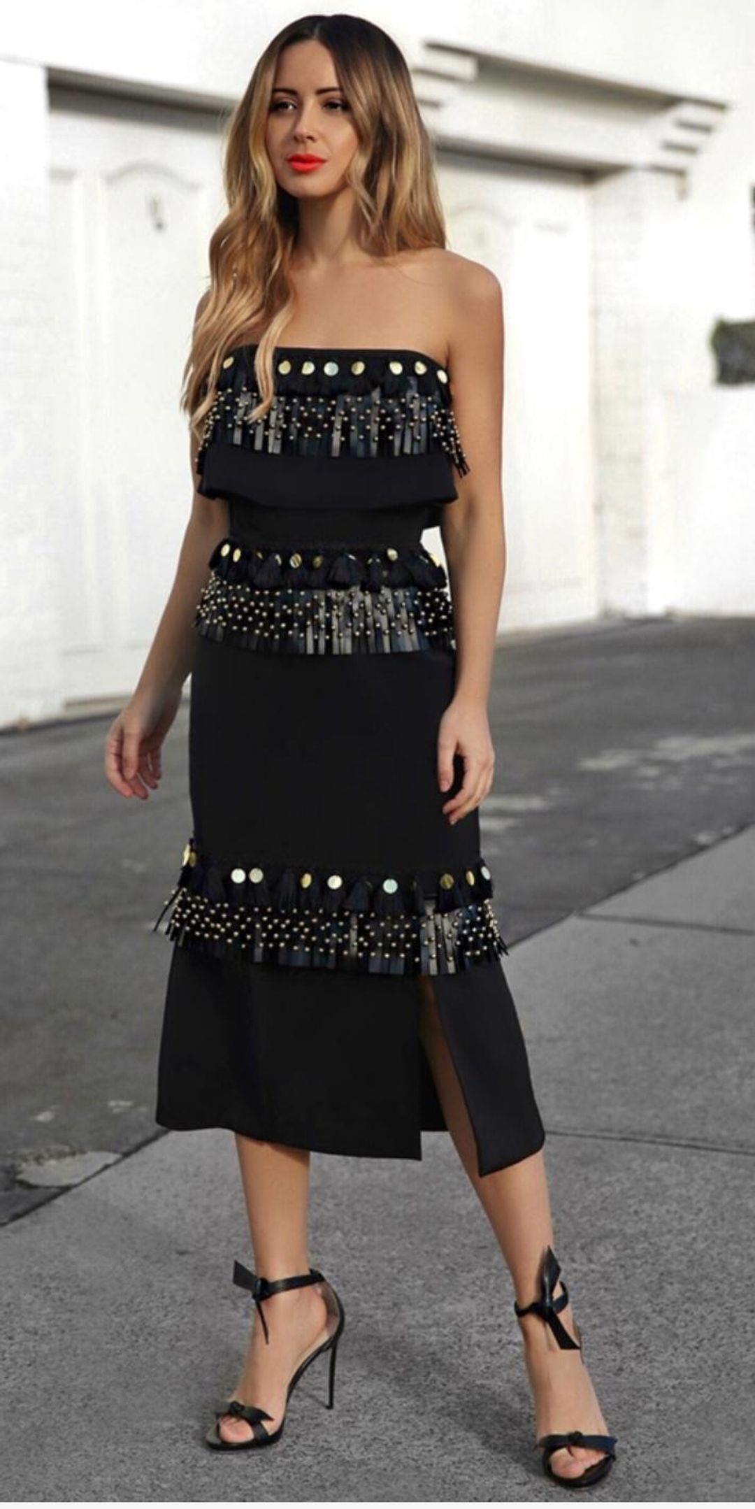 PREM THE LABEL Gladiator Dress Size 14 for rent on The Volte - main image