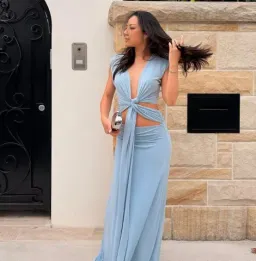 Arcina Ori Jade Dress Blue Maxi Size M / Au 10 for rent on The Volte - image 2