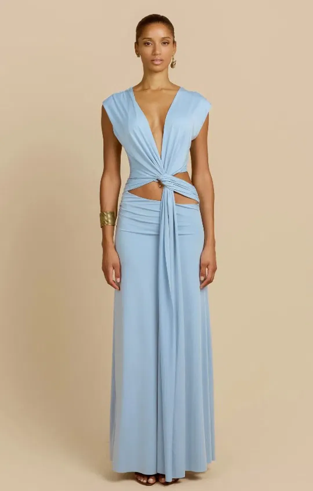 Arcina Ori Jade Dress Blue Maxi Size M / Au 10 for rent on The Volte - main image