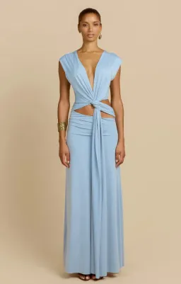 Arcina Ori Jade Dress Blue Maxi Size M / Au 10 for rent on The Volte - image 4