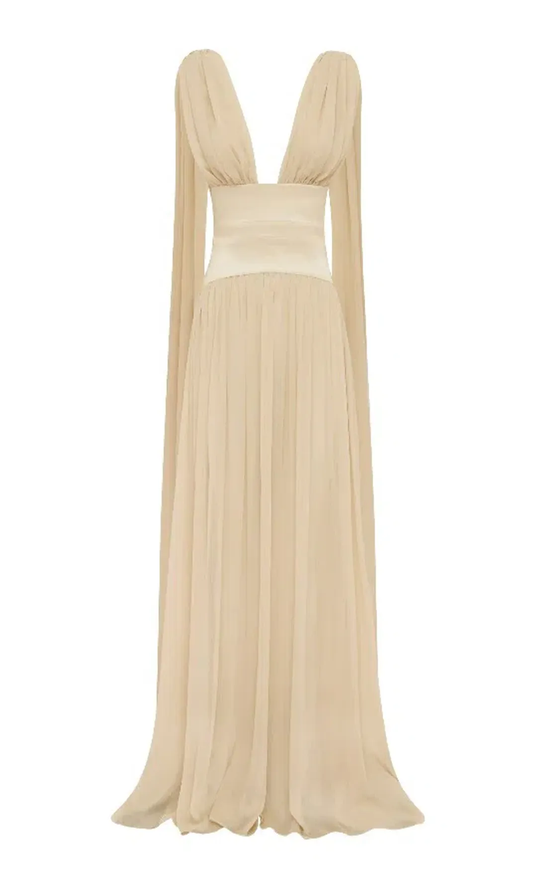 Arcina Ori Ramona Maxi Dress Champagne Size M / AU 10 for rent on The Volte - main image