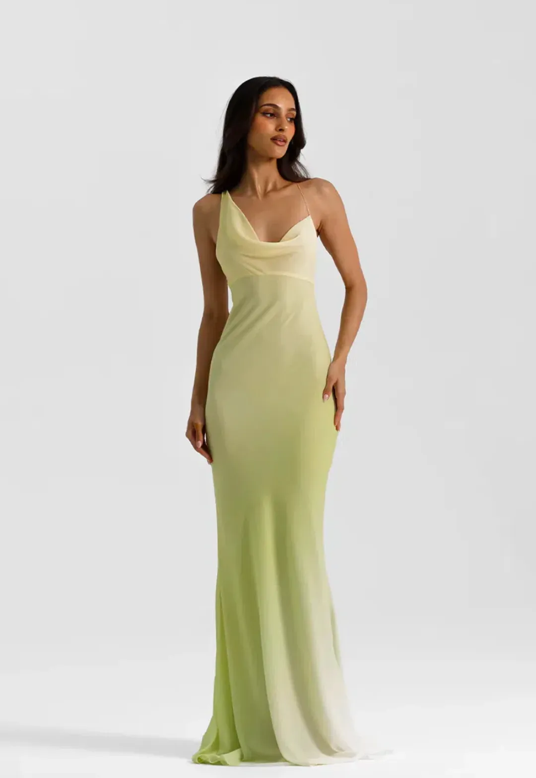 HALLIE GOWN | CITRUS - SIZE 8 for rent on The Volte - main image