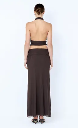 Bec and Bridge Brown Eva Drape Skirt and Top Set for rent on The Volte - image 2
