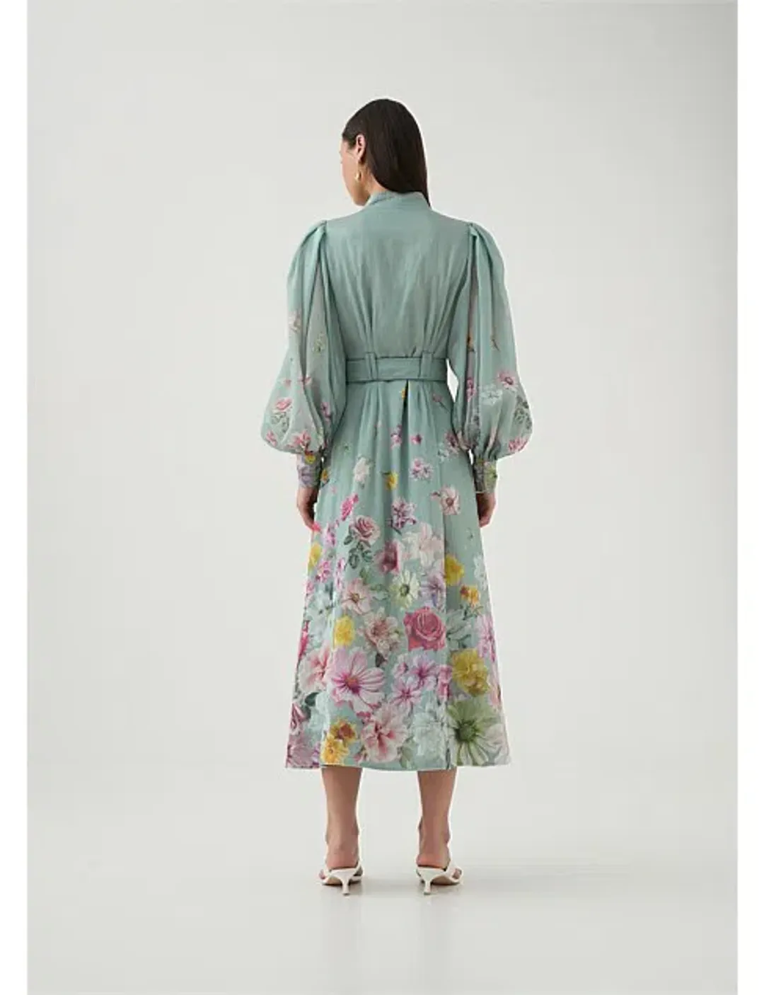 Aje Fleur Shirt Dress Size AU 14 for rent on The Volte - main image